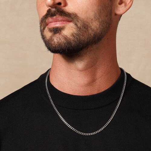 Chain Necklace / Cuban Chain / 4mm 316L 