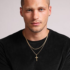 Men Stainless Steel Gold Rope Chain 