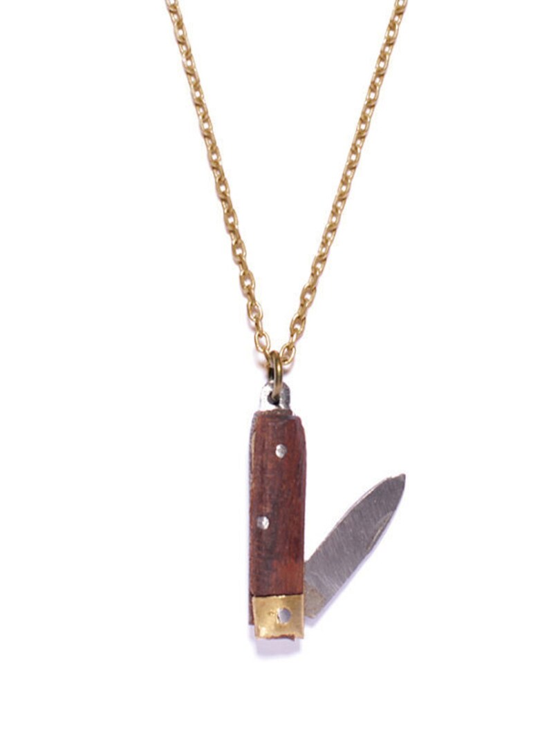 Knife Necklace. Men's necklace. Jewelry for him Mini Etsy