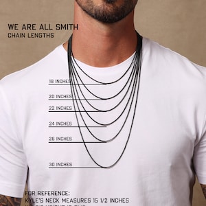 Gold Cuban Chain / 7mm 14k Gold plated over 316L Stainless Steel Bevel Cuban Thick Man Chain / Mens Gold Chains / Jewelry gifts for men image 9