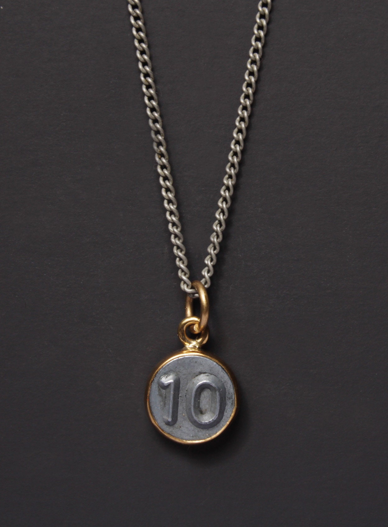 Mens Necklace / Number 10 Necklace / Numerology Personalized Etsy