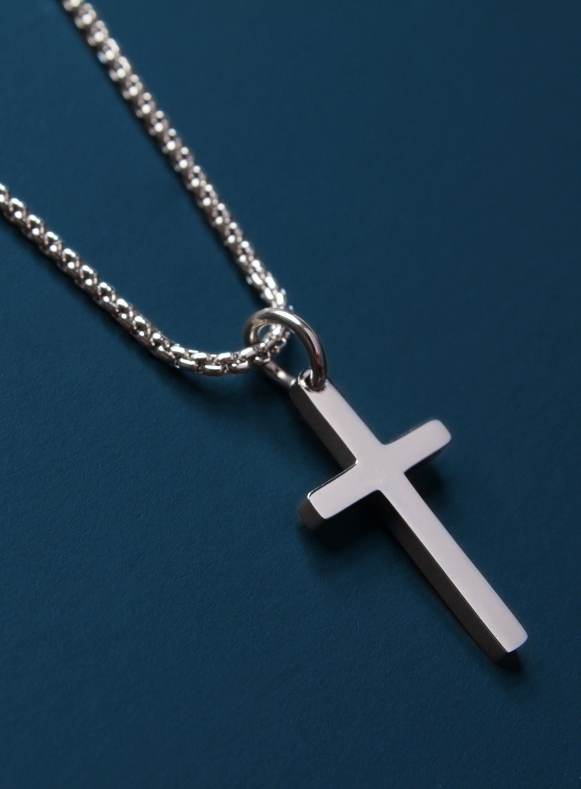 Waterproof Cross Necklace for men Men's stainless steel Etsy