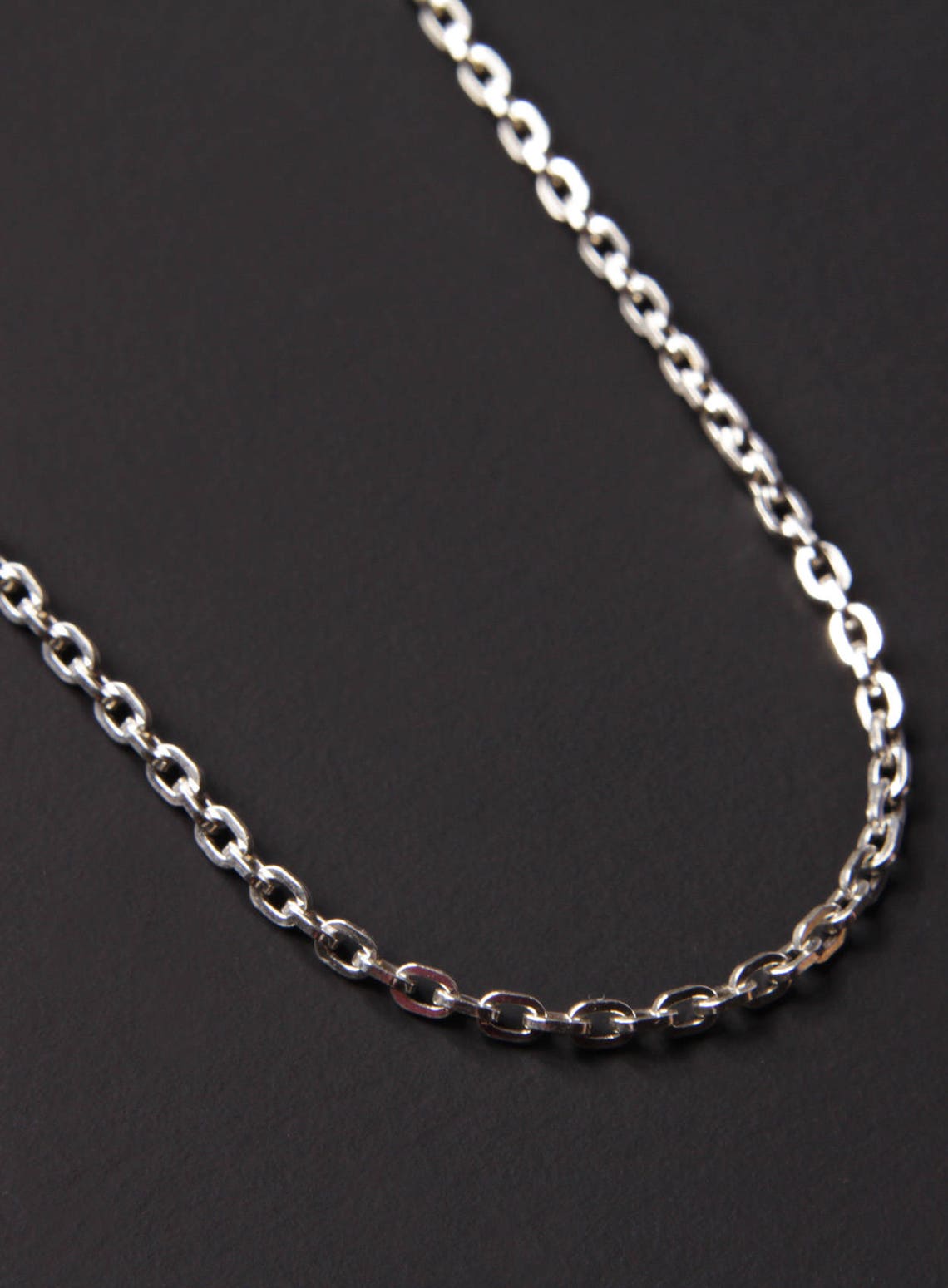 Sterling Silver Chain Necklace for Men .925 Sterling Silver Etsy