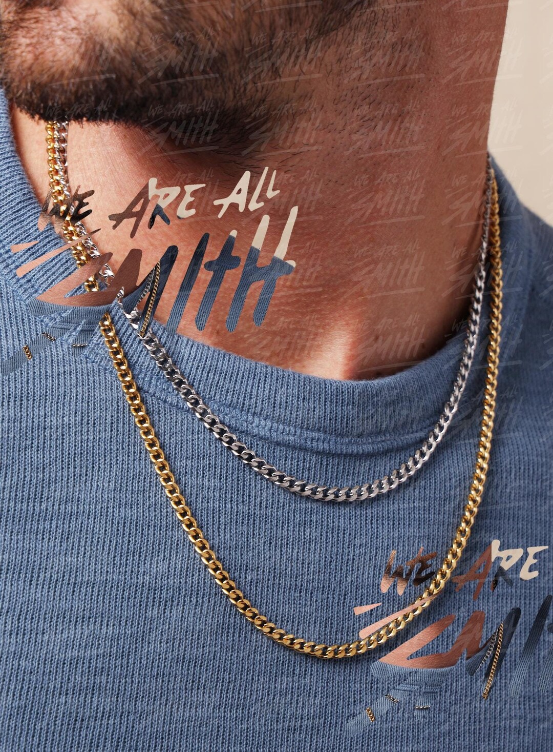 【即日配送】316L B&C Mantel Chain Necklace 𝑩𝑳𝑨𝑪𝑲 𝑪𝑳𝑨𝑾 「ブラッククロウ」 | 316L B&C Mantel
