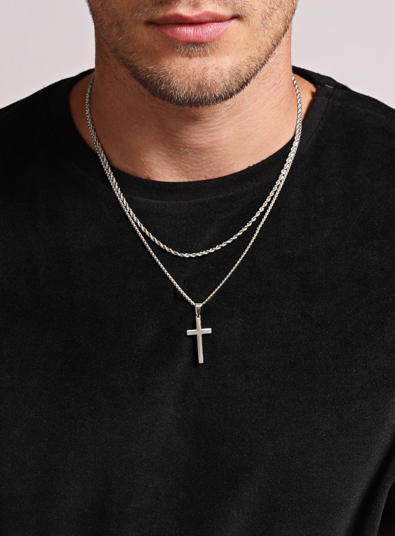 Nike Swoosh Pendant/Chain/Necklace (Silver Plated) - Stainless Steel