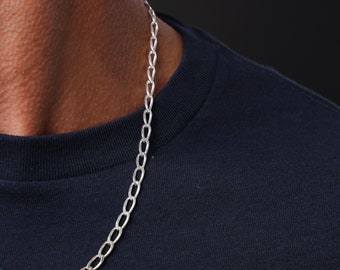 6mm Gold Figaro Chain Necklace for Men — WE ARE ALL SMITH