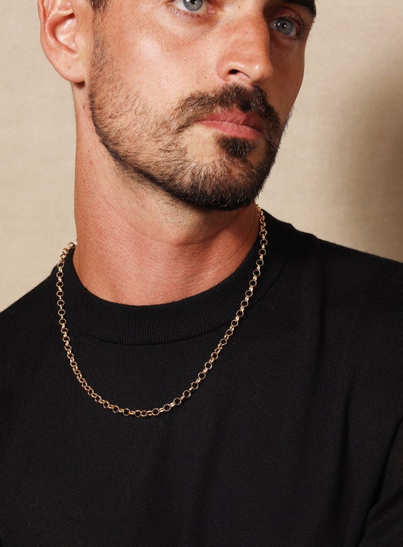 Mens Necklaces Gold Chains for Men 5mm Round Belcher Chain Link. Multiple Lengths 14k Gold Filled Men s Jewelry Gift for Him Etsy Canada