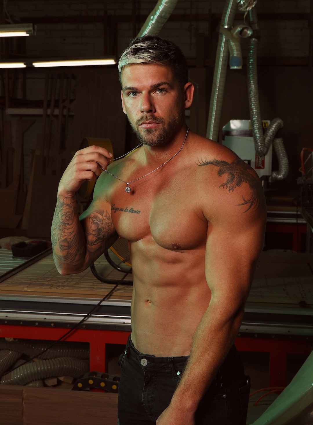 Waterproof Men's Necklace / Man Protection Jewelry St. Benedict Medal