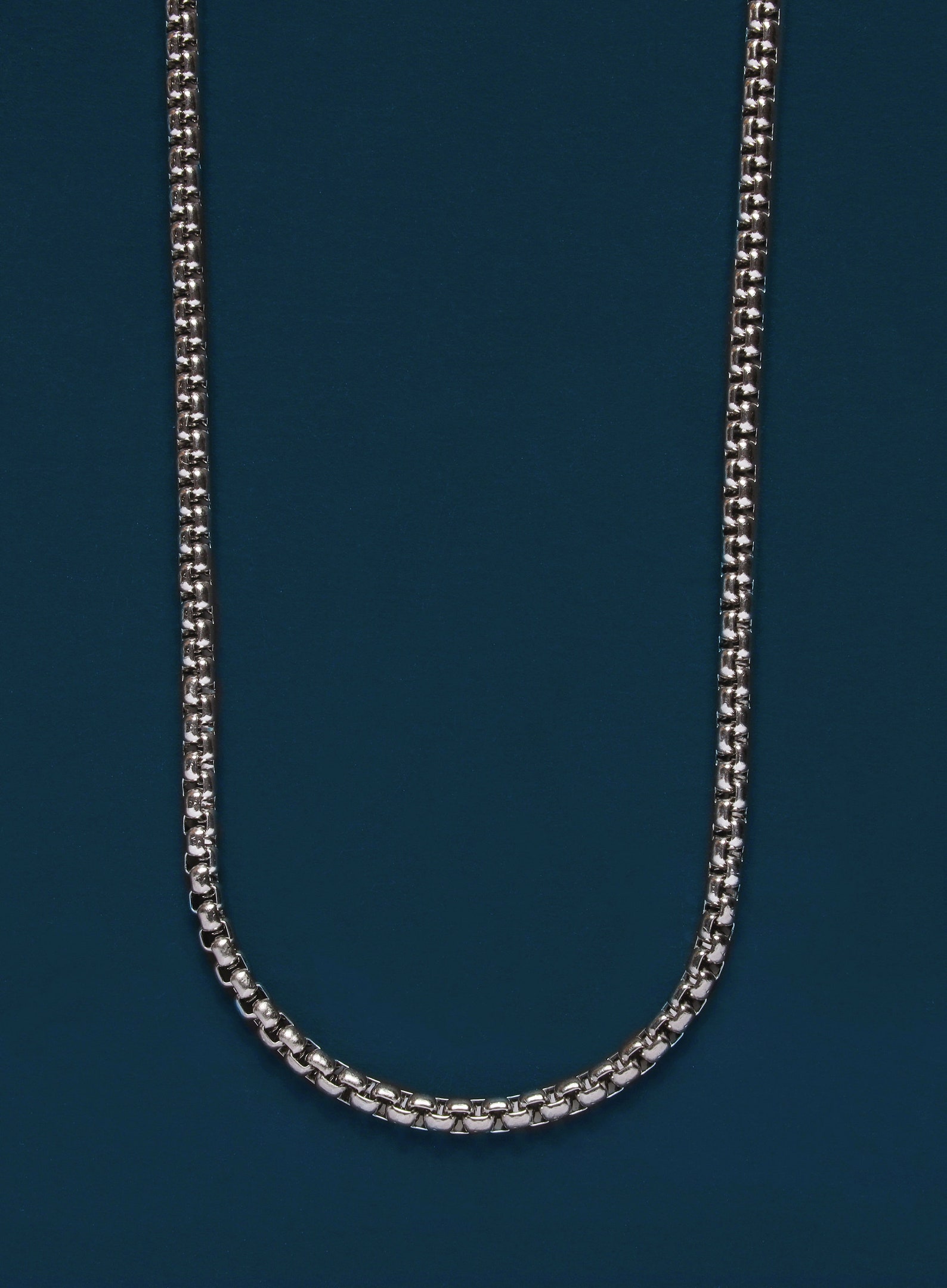 Waterproof Necklace for Men / Thick Silver Necklace / Etsy