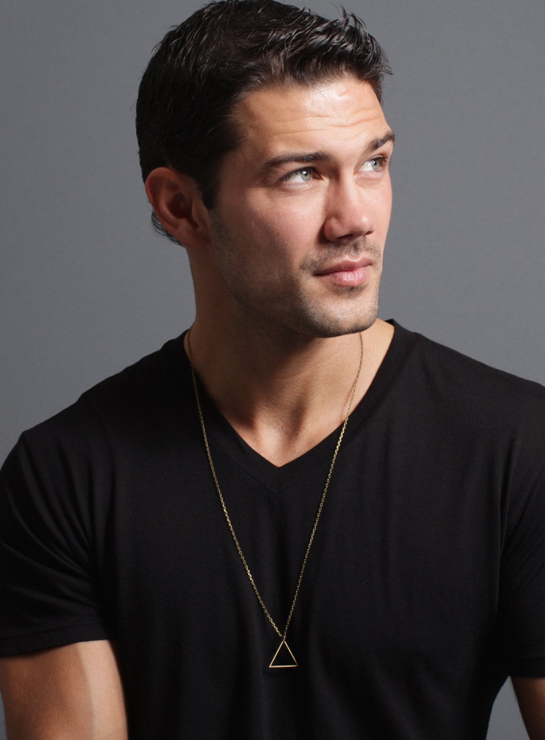 Men's Necklace Triangle Necklace for 