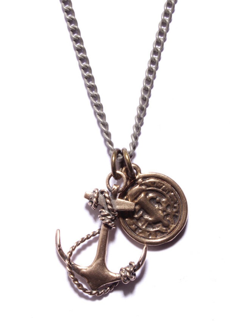 Jewelry for Men Mens necklace Protection anchor necklace Etsy
