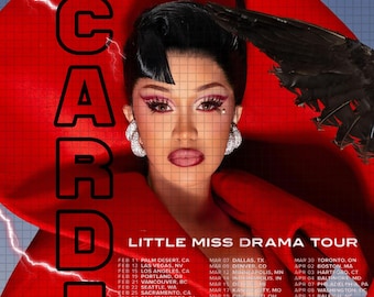 Cardi B Png-design: Am I The Drama Tour (digital nedladdning)