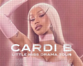 Cardi B Png-design: Am I The Drama Tour (digital nedladdning)