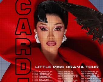 Cardi B Png-design: Am I The Drama Tour (digital nedladdning)