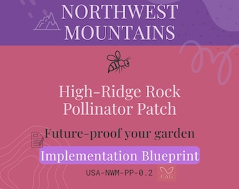 High‑Ridge Rock Pollinator Patch for Northwest Mountains – Climate‑Adapted Gardening Worksheet (PDF)