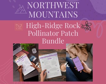 High-Ridge Rock Pollinator Patch for US Northwest Mountain Climate - Bundle Offer