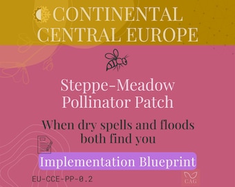 Steppe Meadow Pollinator Plan for Continental Central Europe - blueprint for climate adapted gardens (PDF)