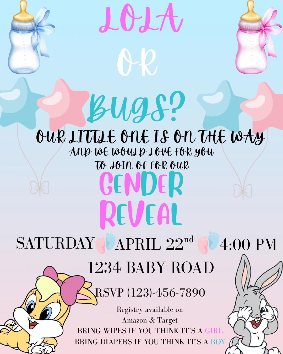 Buy Baby Looney Toon Invitation Online In India India - Main Image