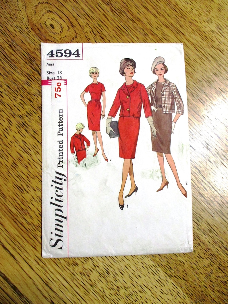 Neck Size 14.5/" Vintage 1960/'s 60/'s Sewing Pattern Men/'s Proportioned Shirt