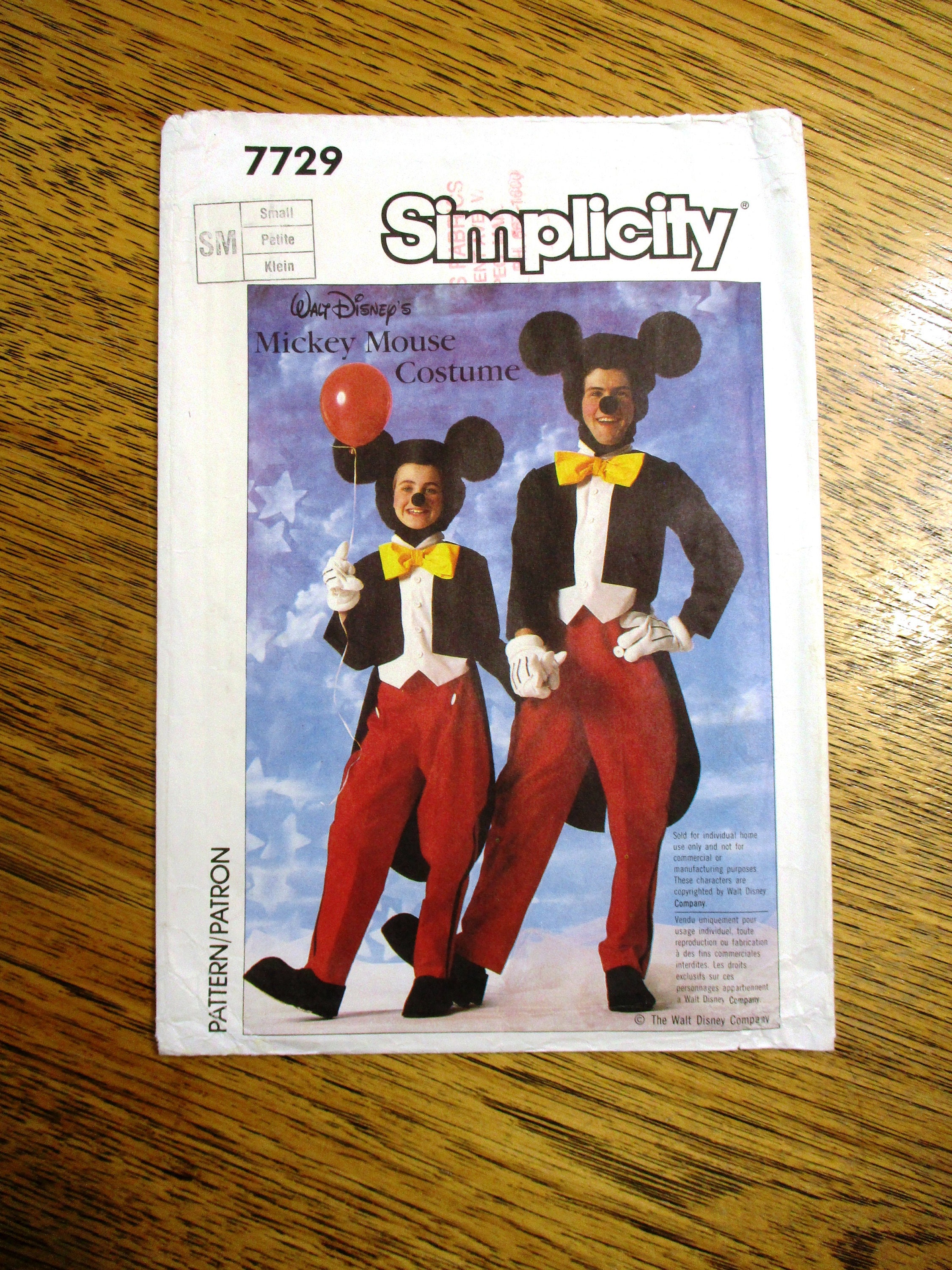 Mickey Mouse Disney Costume Choose Adult Size S Or M Etsy