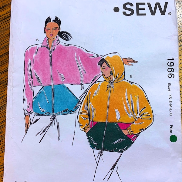 Windbreaker Jacket Sewing Pattern Etsy