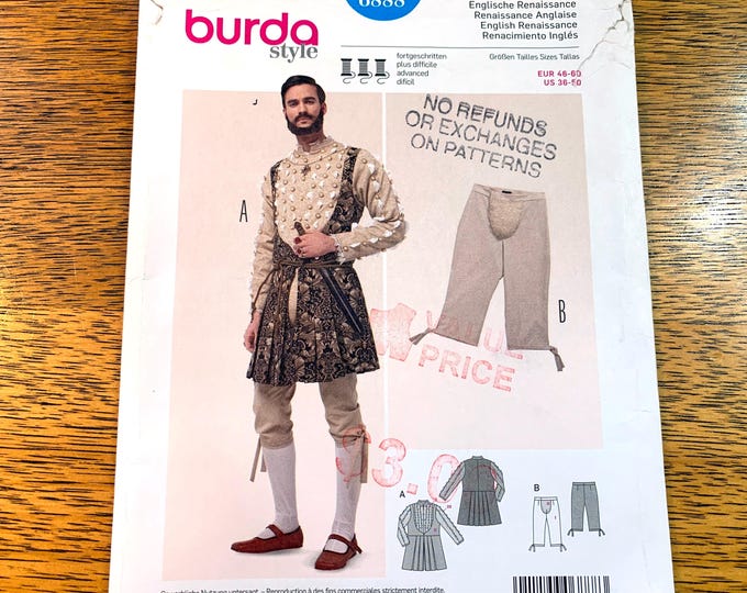 English RENAISSANCE / Tudor Doublet, Trousers & Codpiece (henry VIII ...