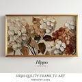 Fall Hydrangea Frame TV Art, Neutral Autumn Floral Oil Painting, Vintage Hydrangea Samsung Frame Art, Cozy Fall Digital Decor product logo