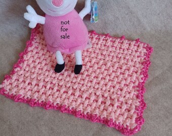 Crochet Blankie Bed for doll/plushie toy