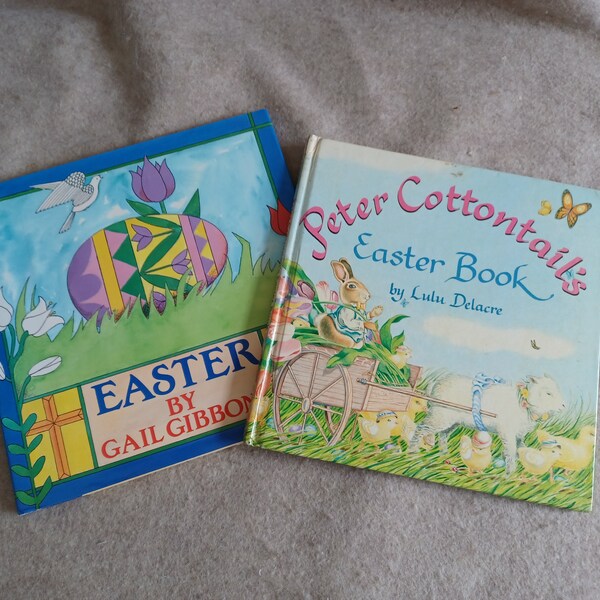 Vintage Easter time & Peter Cottontail Books