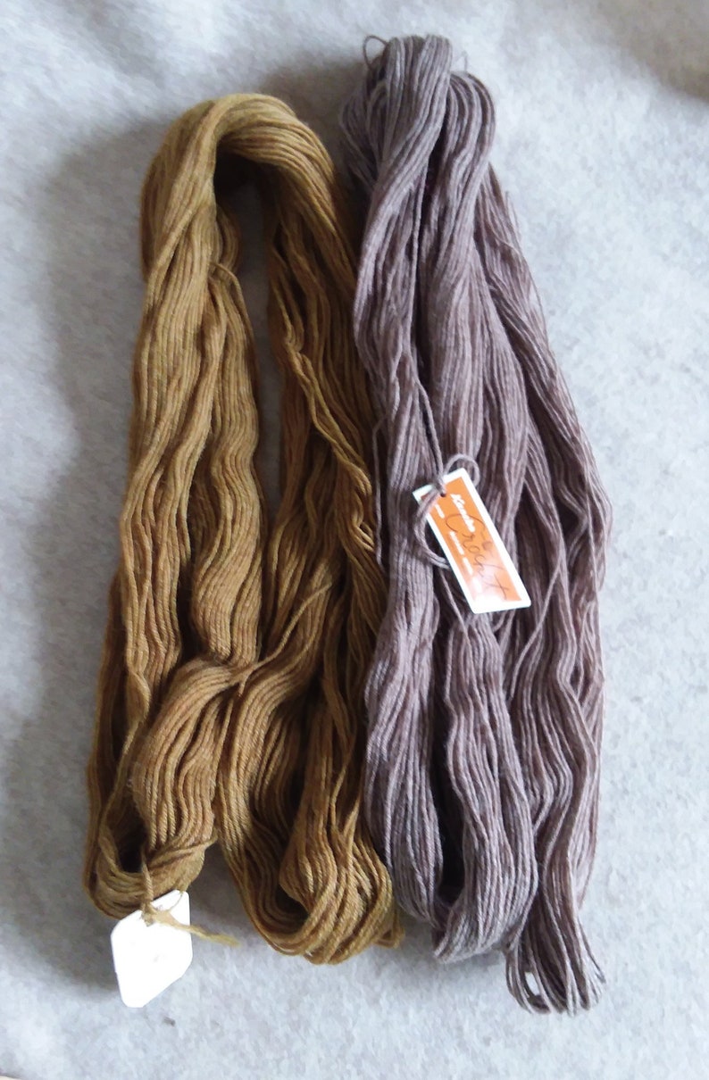 Crochet Botany Wool Yarn Tan or Brown choose 1 image 0