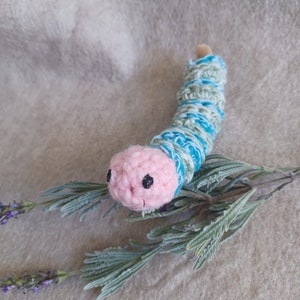 Happy Worm Plush Toy Crochet & Bendable