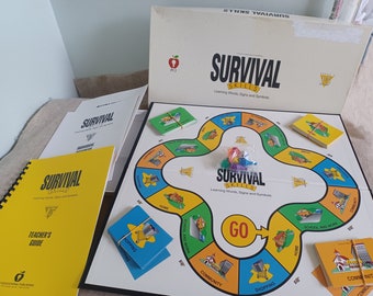 Vintage Survival Skills Learning game (for developmentally disabled)