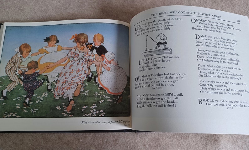 Mother Goose: Jessie Wilcox Smith Hardcover Book 1991 edition image 3