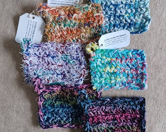 Kitchen Poly/Cotton Scrubbies varied colors choose 1