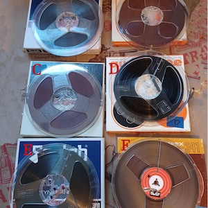 Vintage Reel to Reel Tapes: Scotch, 3M Magnetic