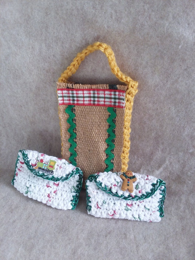 Small Christmas Gift bag Card Holders choose 1 image 0