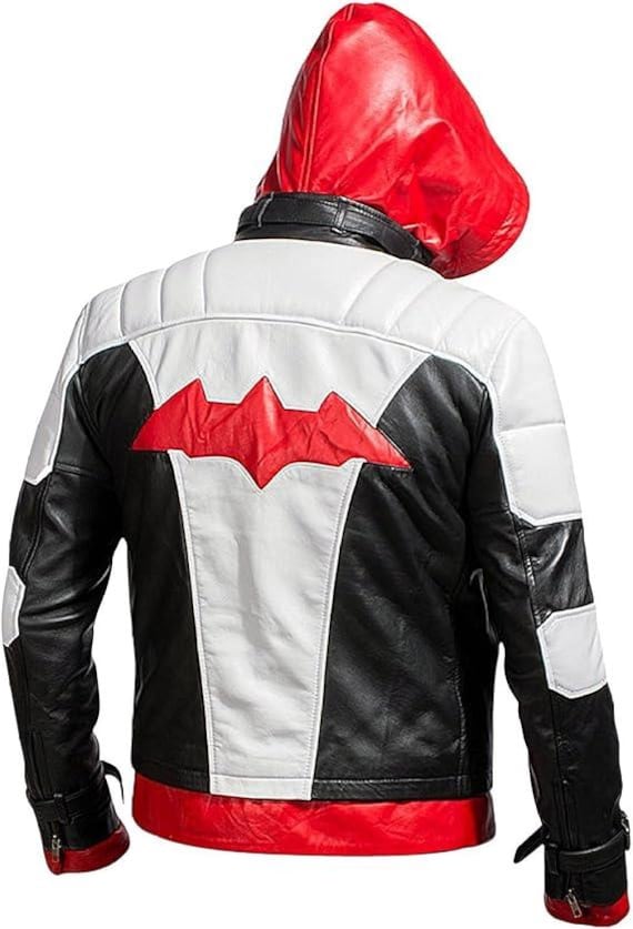 Red Hood Jason Todd Jacket - Red Hood Leather Jacket - Titans Cosplay Costume