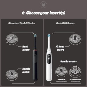 Customisable Oral-B electric toothbrush holder drip tray stand image 4