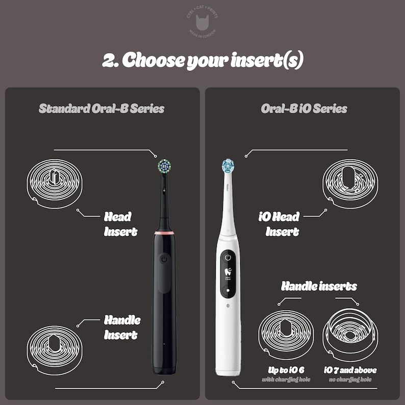 Customisable Oral-B electric toothbrush holder drip tray stand image 4
