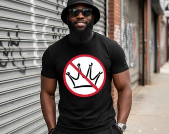 No Kings Shirt Anti-Trump Anti-Fascist Protest Unisex Tshirt Sweatshirt Anti Authoritarian Gifts Friends Plus-Sizes 2XL 3XL 4X 5XL