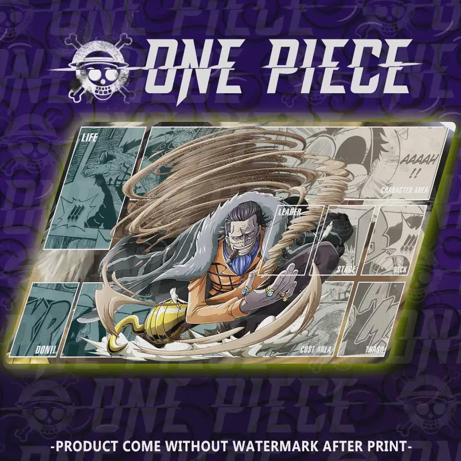 One Piece Crocodile Play Mat - Etsy