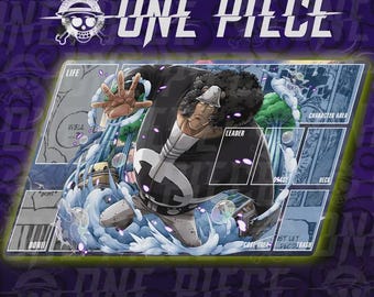 ロビン×シュガー ワンピースTCGプレイマット：ステッチエッジデザイン