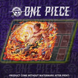Ace One Piece Playmat - Etsy
