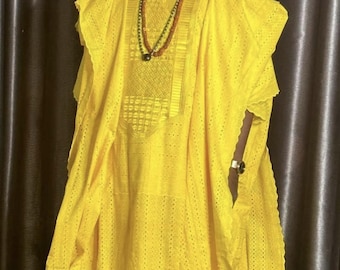 Agbada en dentelle sèche pour hommes, vêtements africains pour hommes, dashiki. Chemise agbada et pantalon assorti