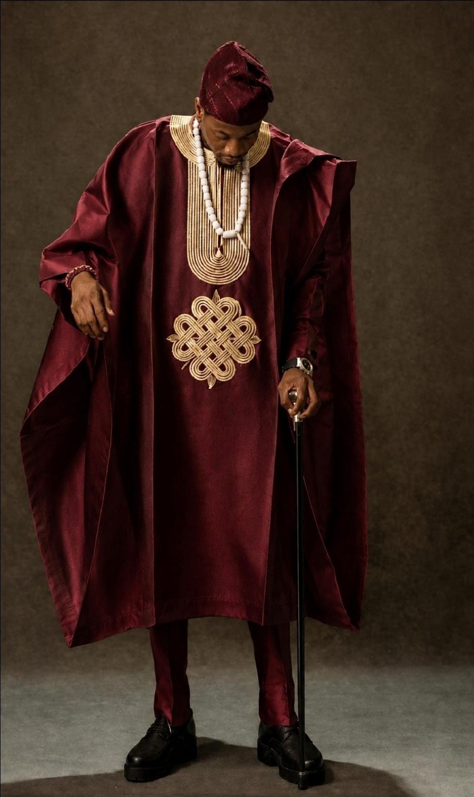 Ensemble Agbada 3 pièces pour homme : vêtements africains, chemise et pantalon