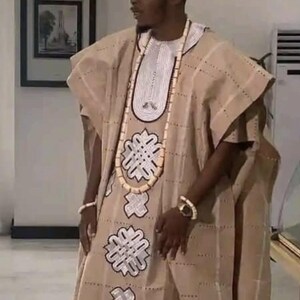 men agbada, African men clothing, dashiki. agbada shirt and matching Pants