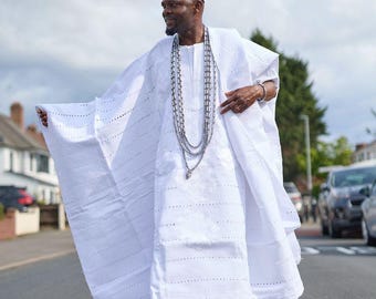 Ensemble Agbada pour hommes, Vêtements de chef africain, Dashiki agbada et pantalon