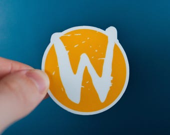 Wayland Logo Sticker – Linux Wayland Display Server Sticker – Matte Finish