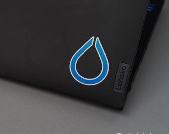 Hyprland Sticker – Wayland Compositor Logo / Linux Desktop Sticker / Minimal Tech Decal / ThinkPad Aesthetic