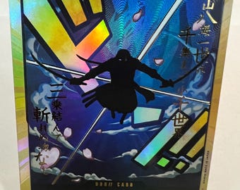 Tarjeta de anime Zoro Gold Don / Proxy texturizado / Edición de fan art